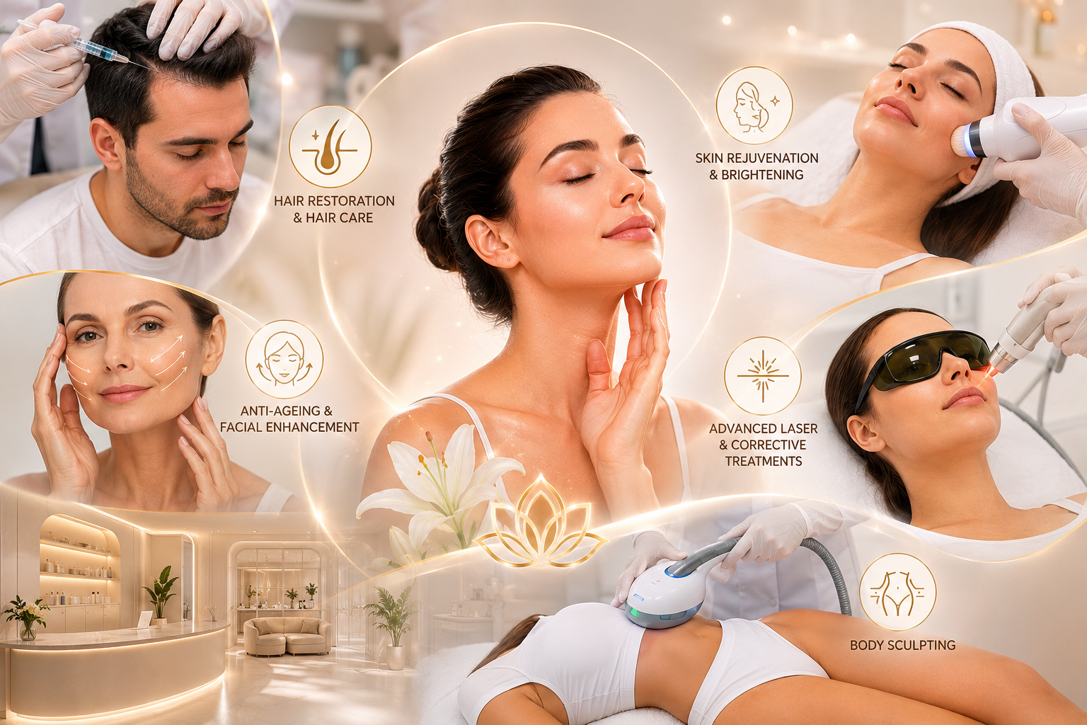 Aesthetic clinic consultation